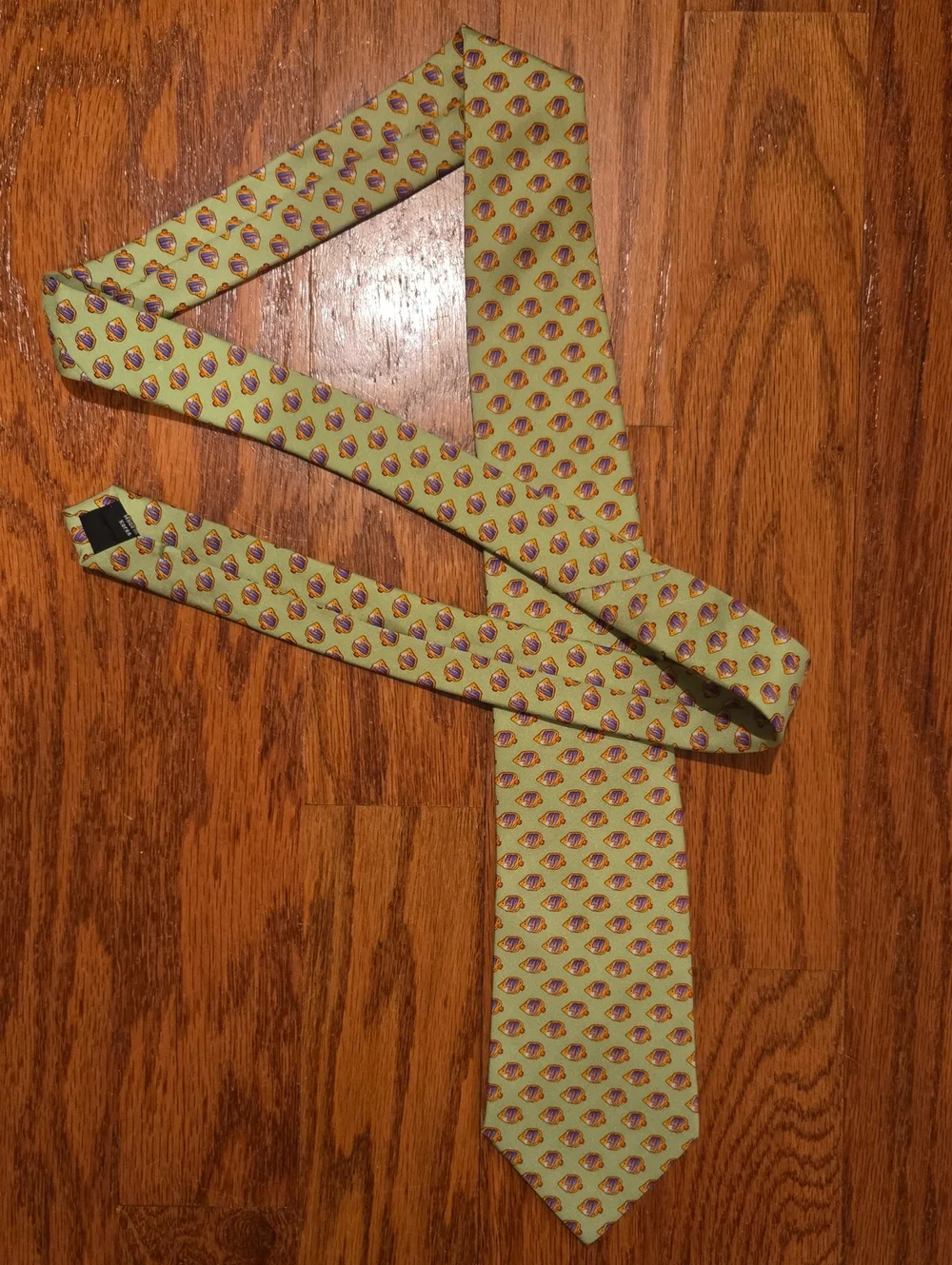 VTG J.Crew Tropical Fish Tie
